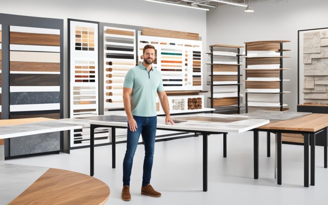 Escolhendo o tampo certo: Materiais e estilos