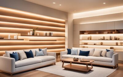 Iluminação em móveis planejados: Criando ambientes acolhedores
